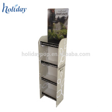 POS Cardboard Paper Material Shop Shelves And Display Stand For Cosmetic